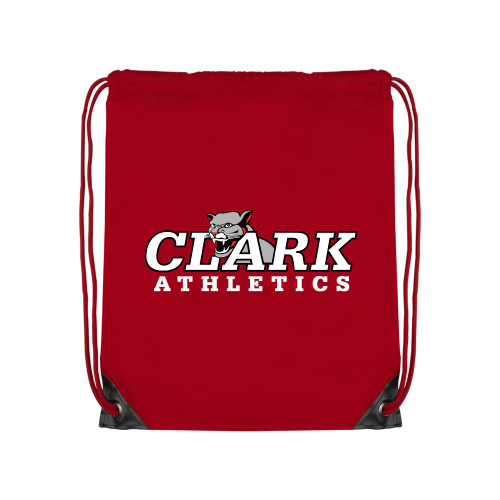  Red Drawstring Backpack - Primary Logo
