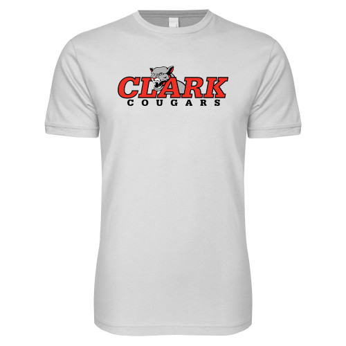  Next Level White SoftStyle T Shirt - Secondary Logo
