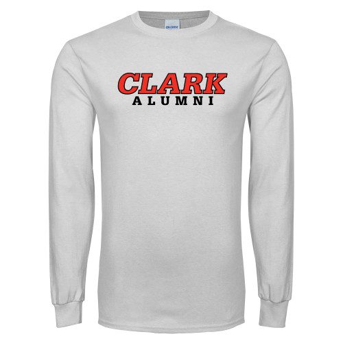  White Long Sleeve T Shirt - Alumni