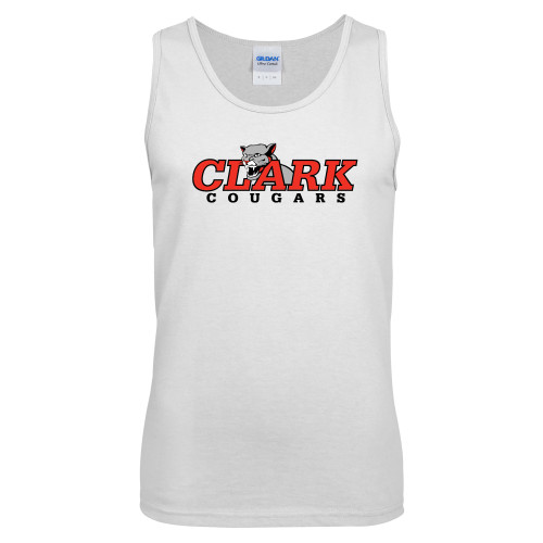  White Tank Top - Secondary Logo