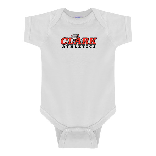  White Infant Onesie - Primary Logo