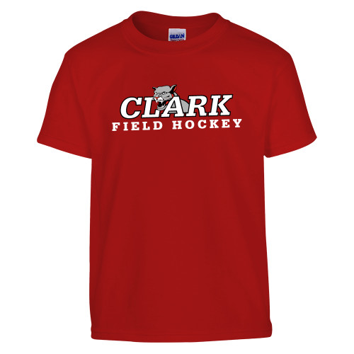  Youth Red T Shirt - Field Hockey