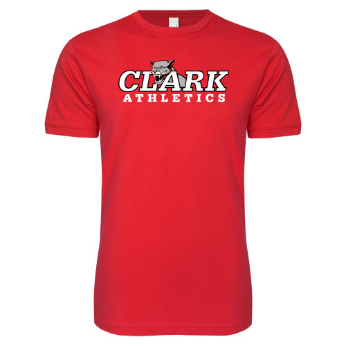  Next Level Red Softstyle T Shirt - Primary Logo