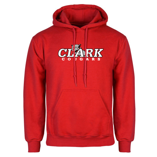  Red Fleece Hoodie - Secondary Logo