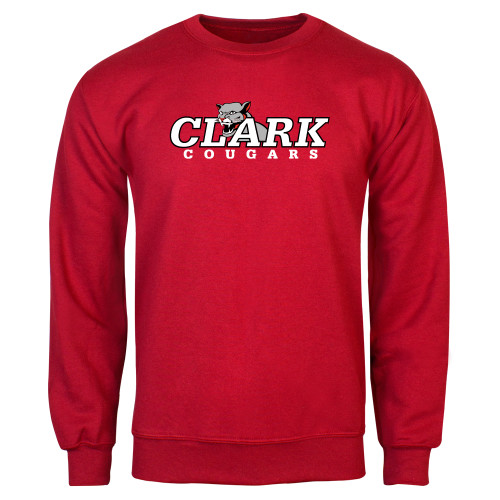  Red Fleece Crew - Secondary Logo