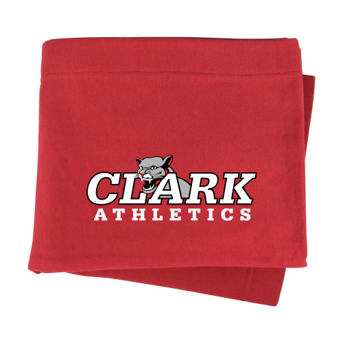  Red Sweatshirt Blanket - Primary Logo