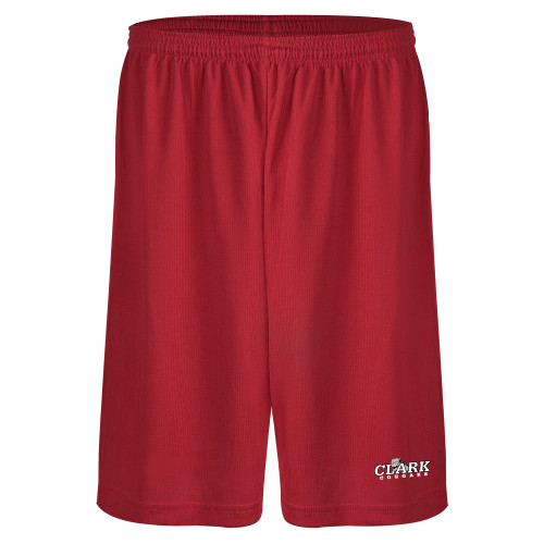  Red Performance Classic 9 Inch Short - Secondary Logo