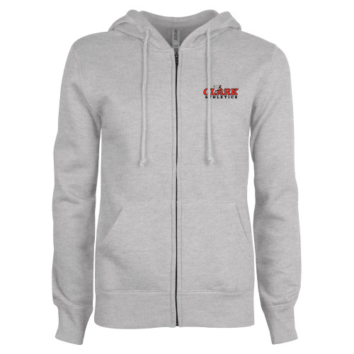 Main Image for  ENZA Womens Grey Fleece Full Zip Hoodie