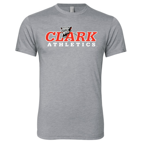 Next Level Heather Grey Triblend Tee - Primary Logo