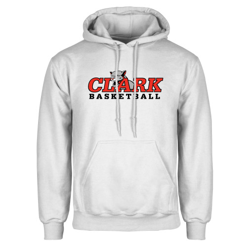  White Fleece Hoodie - Basketball