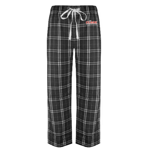 Black/Grey Flannel Pajama Pant - Primary Logo