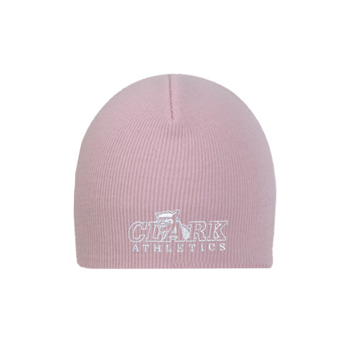  Pink Knit Beanie - Primary Logo