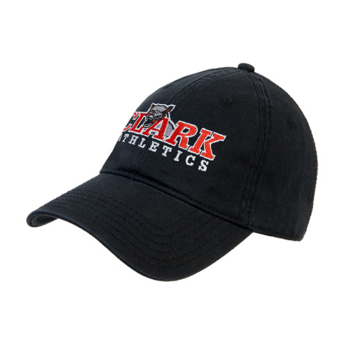 Black Unstructured Adjustable Low Profile Hat - Primary Logo