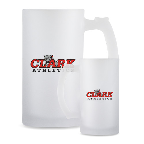  Full Color Decorative Frosted Glass Mug 16oz - Primary Logo