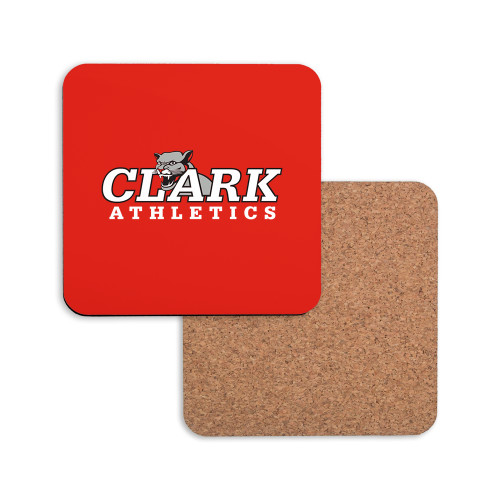  Hardboard Coaster w/Cork Backing - Primary Logo