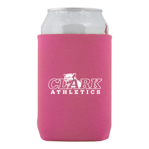  Neoprene Hot Pink Can Holder - Primary Logo