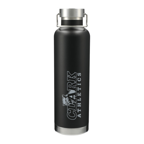  Thor Copper Vacuum Insulated Black Bottle 32oz - Primary Logo Engraved