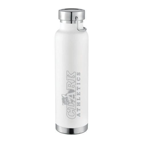  Thor Copper Vacuum Insulated White Bottle 22oz - Primary Logo Engraved