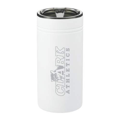  Sherpa Vacuum White Tumbler & Insulator 12oz - Primary Logo Engraved