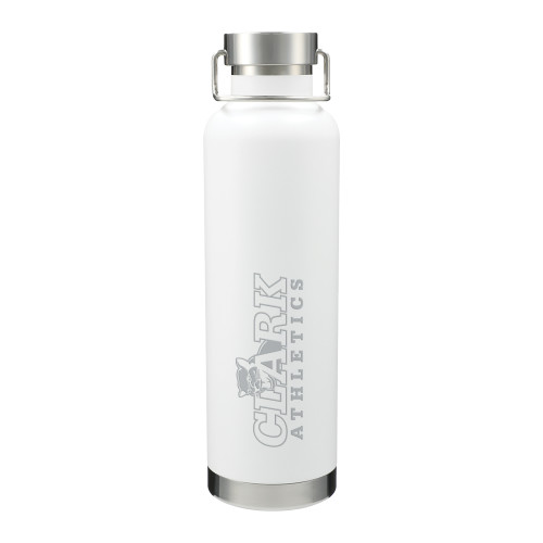 Thor Copper Vacuum Insulated White Bottle 32oz - Primary Logo Engraved