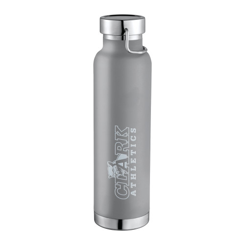  Thor Copper Vacuum Insulated Grey Bottle 22oz - Primary Logo Engraved