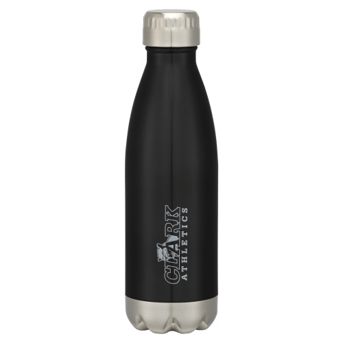 Swig Stainless Steel Black Bottle 16oz - Primary Logo Engraved