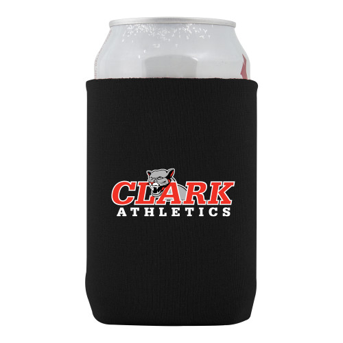  Neoprene Black Can Holder - Primary Logo