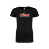 Thumbnail image for  Next Level Girls Black Fashion Fit T Shirt