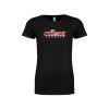Thumbnail image for  Next Level Girls Black Fashion Fit T Shirt