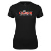 Thumbnail image for  Womens Black Performance Tee