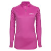 Thumbnail image for  Syntrel Womens Raspberry Interlock 1/4 Zip
