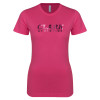 Thumbnail image for  Next Level Womens Fuchsia Boyfriend Tee