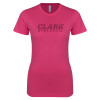 Thumbnail image for  Next Level Womens Fuchsia Boyfriend Tee