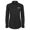 Thumbnail image for  Womens Black Twill Button Down Long Sleeve 