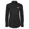Thumbnail image for  Womens Black Twill Button Down Long Sleeve 