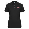 Thumbnail image for  Womens Silk Touch Black Pique Polo