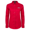 Thumbnail image for  Womens Red Twill Button Down Long Sleeve 