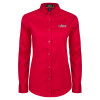 Thumbnail image for  Womens Red Twill Button Down Long Sleeve 