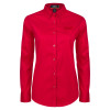 Thumbnail image for  Womens Red Twill Button Down Long Sleeve 