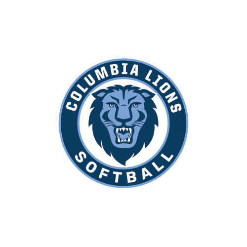  Medium Decal - Columbia Lions - Softball