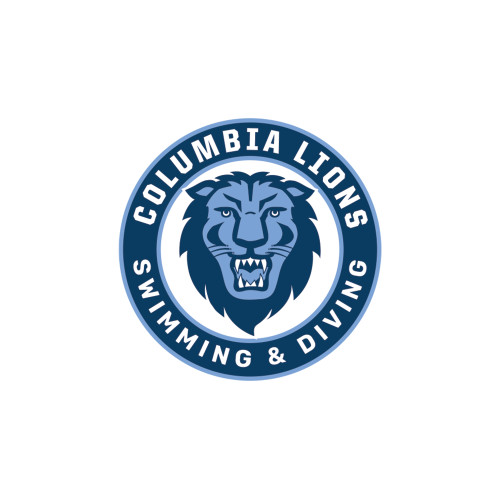  Medium Decal - Columbia Lions - Swimming & Diving and Diving