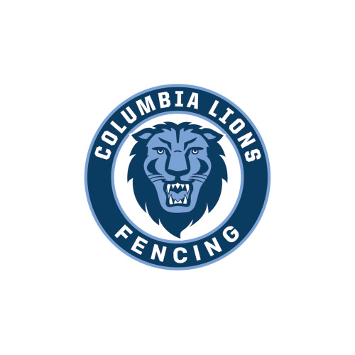  Medium Decal - Columbia Lions - Fencing
