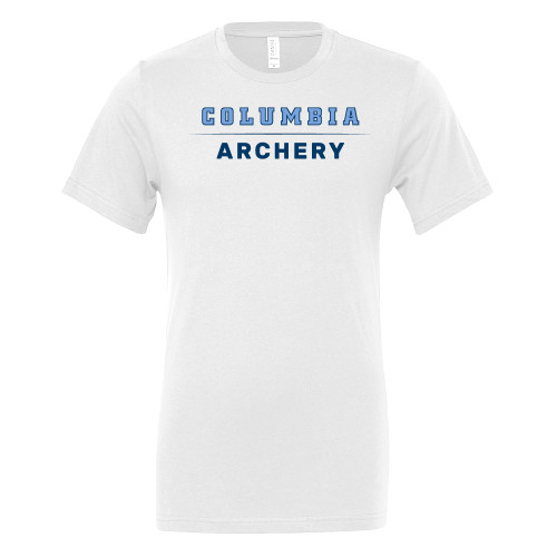  Bella + Canvas White Jersey Cotton T Shirt - Columbia - Archery