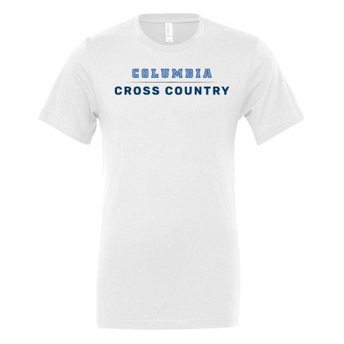  Bella + Canvas White Jersey Cotton T Shirt - Columbia - Cross Country