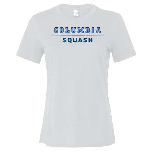 Bella + Canvas Womens White Relaxed Cotton T Shirt - Columbia - Squash