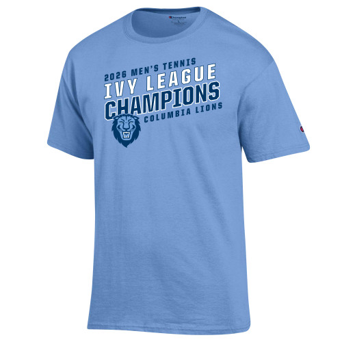  Champion Light Blue T Shirt - 2026 Ivy League Mens Tennis Champions