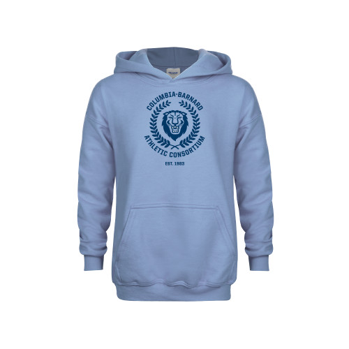  Youth Light Blue Fleece Hoodie - Columbia Barnard Athletic Consortium