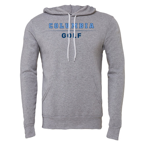  Bella + Canvas Heather Grey Fleece Hood - Columbia - Golf