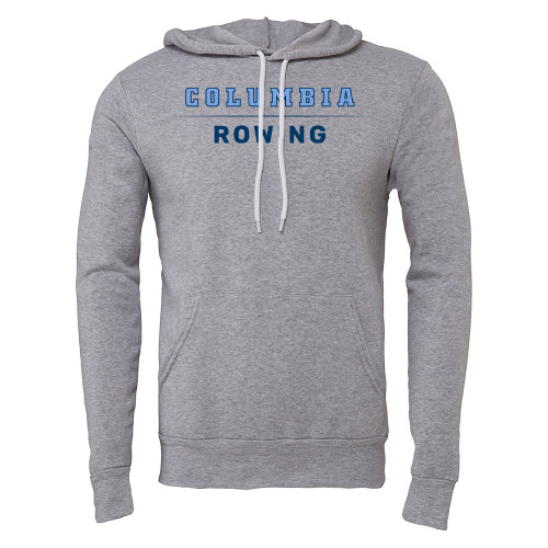  Bella + Canvas Heather Grey Fleece Hood - Columbia - Rowing