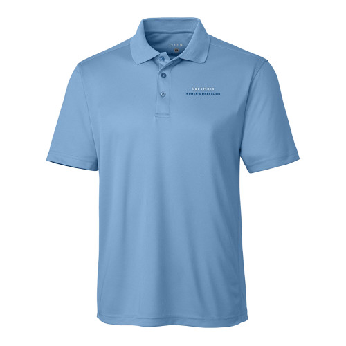  C&B Light Blue Clique Ice Pique Polo - Columbia -Womens Wrestling Stacked